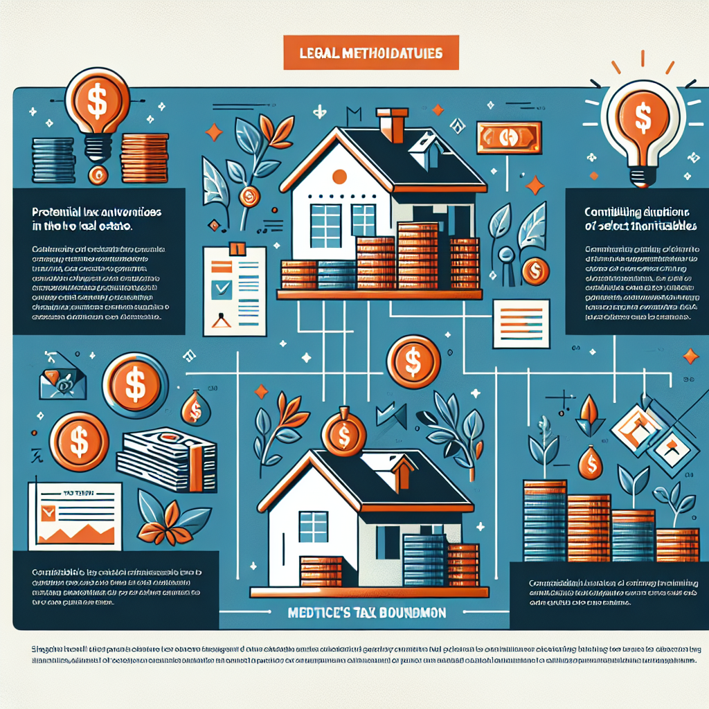Infographie montrant diverses façons de réduire les impôts légalement